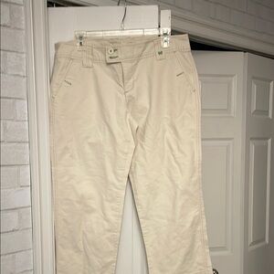 Cream Pants  cropped